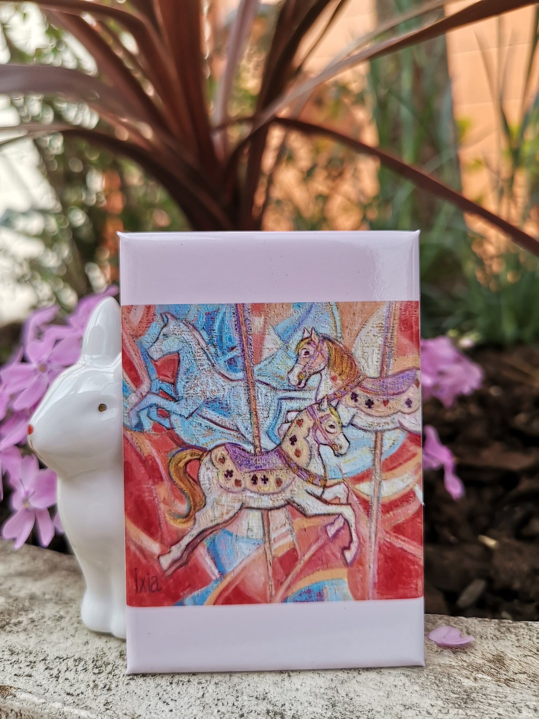 Magnet Luxe Illustré Doux Manège