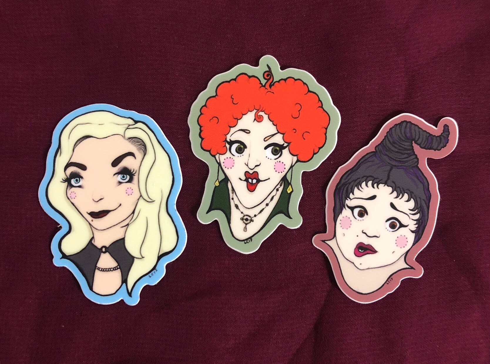 Sanderson Sisters Vinyl Sticker Pack Etsy