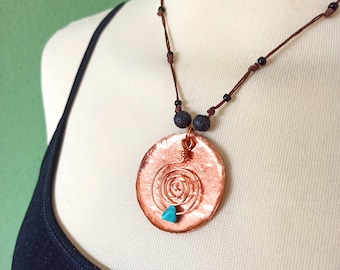 Harmony copper healing necklace