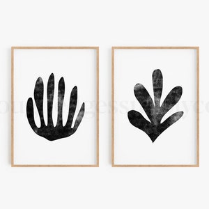 Set of 2 Digital Prints, Abstract Art Prints, Abstract Wall Art, Elegant Modern Bedroom Decor, Contemporary Art Print, DIGITAL DOWNLOAD