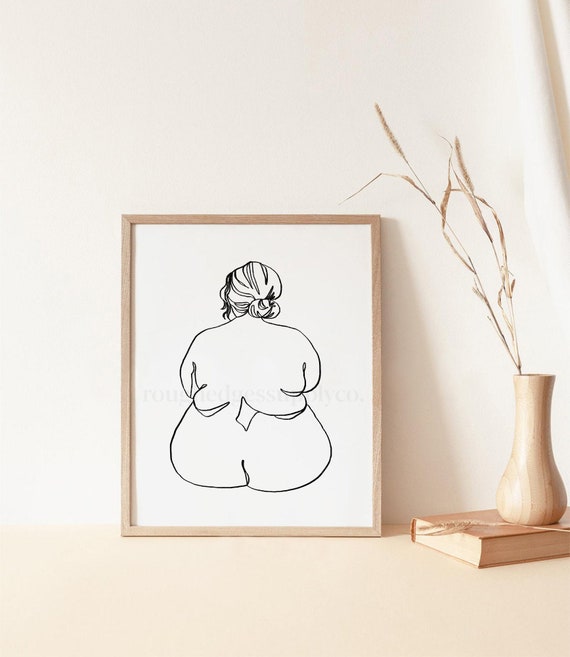 Plus Size Art: Italian Artist Celebrates Plus Size Women With Nude  Portraits — Shapely