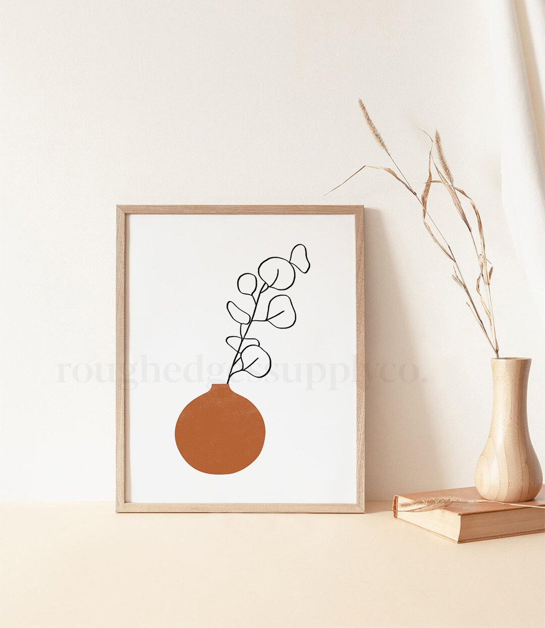 Curated visual reference: Fresh Look at Modern Minimalist Botanical Art Print Botanical Line Art Boho Minimal