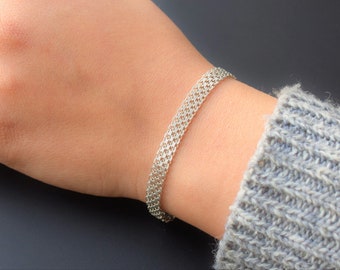 real silver bracelets for women