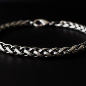 Mens Silver Bracelet, Mens Bracelet, Mens Chain Bracelet, Mens Bracelet Silver