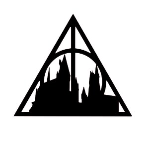 Chateau De Poudlard Silhouette Svg Etsy Canada