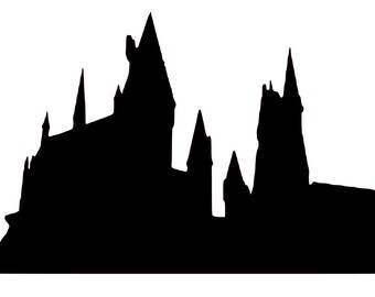 Castle Silhouette Etsy