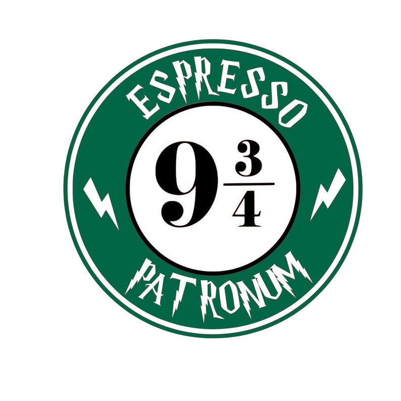 Espresso Patronum / Harry Potter / Starbucks Logo SVG | Etsy