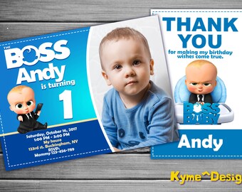 Boss Baby Invitation, Boss Baby Birthday, Boss Baby Party, Boss Baby Invites, Boss Baby Printables, Boss Baby Printable Invite, Boss Baby