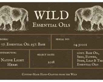 Essential Oil Drams (Wild is the Way!) *Relax *Restore *Beauty