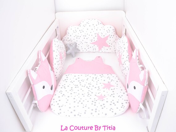 Cloud Pillows White Star Fox Bumper Lacouturebytitia Pink And Etsy