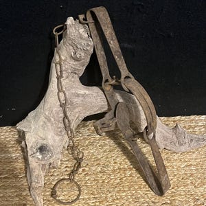 Vintage Steel Animal Trap
