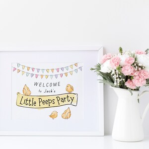Invitación de Pascua, Invitación de Peeps, Plantilla de menú de Pascua, Plantilla de tarjeta de lugar, Fiesta de Pascua, Decoración de mesa de Pascua, Fiesta de Pascua para niños