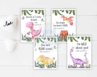 Pink Dino Valentines, Dinosaur Valentine, Class Valentines, Valentines Party, Valentines Day Kids, Classroom Valentines, Valentines Cards