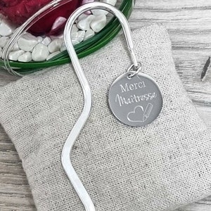 Marcadores Gracias Maestro/Ama personalizable - Regalo de fin de año escolar