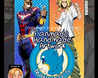 All Might Pillow Etsy