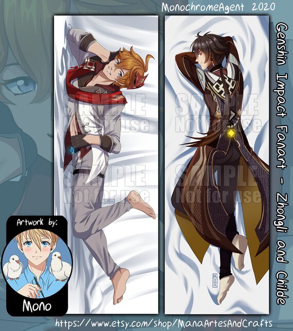 PREORDER Ships January Two Way Tricott Dakimakura: Genshin | Etsy