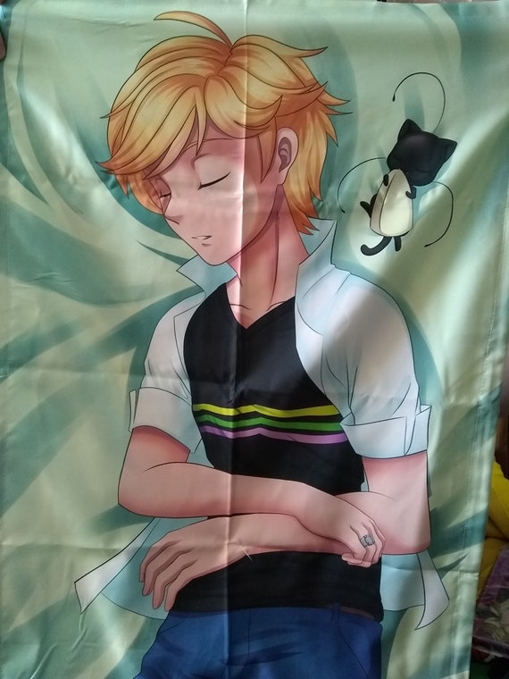 Dakimakura Miraculous Ladybug Chat Noir Marinette Adrien Art By Mono