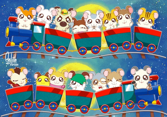 Hamtaro Ham Hams Double Sided Pillow Hamtaro Ham Hams Double Sided Pillow