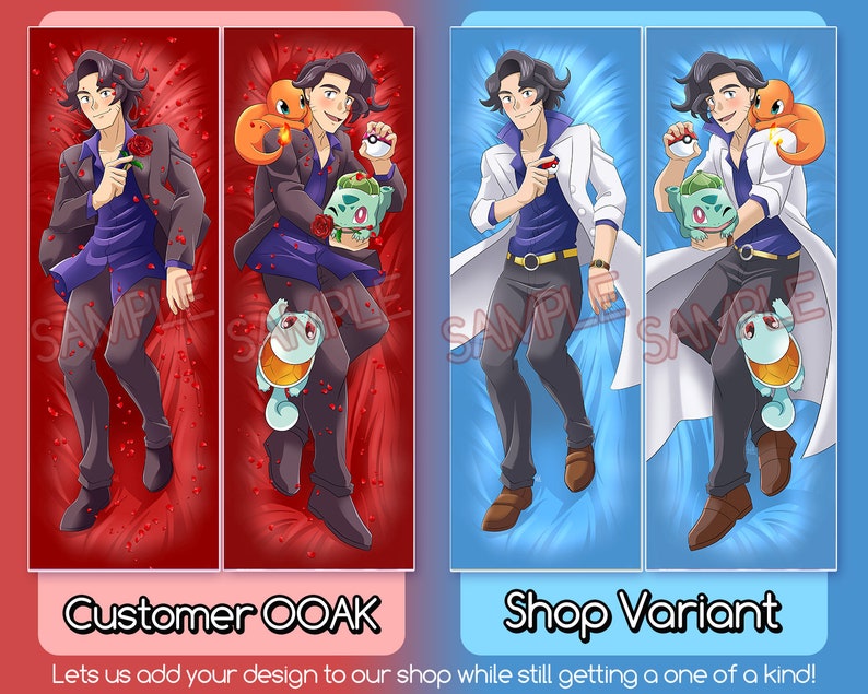 Custom Dakimakura Case Commission Polyester Etsy