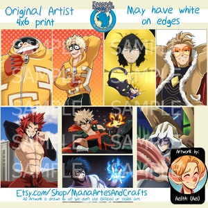 My Hero Academia - Manga / Anime TV Show Poster / Print (Character Montage)