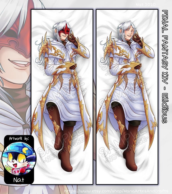 In Stock Two Way Tricott Ffxiv Elidibus Dakimakura Double Etsy
