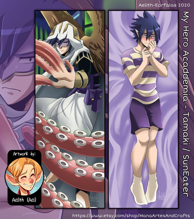 Dakimakura: Suneater Tamaki Amajiki Double Sided Pillow Case image 0.