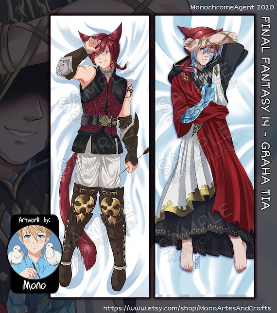 Two Way Tricott Dakimakura: FFXIV Crystal Exarch Now with | Etsy