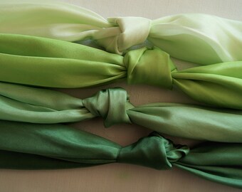 0215 /// COLOR CHOICE Nicki towel - graduated prices - approx. 55 x 55 cm - 100% silk
