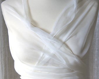 622 /// Brautstola/Schultertuch - ivory/elfenbein