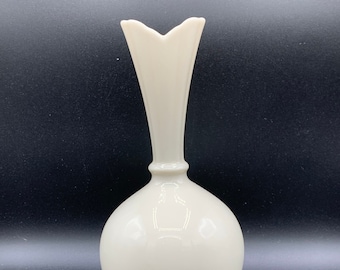 Lenox Porcelain Bud Vase with 24K Gold Trim - Made in USA