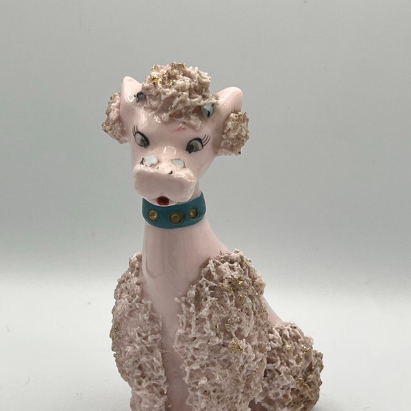 Vintage Pink Spaghetti Poodle - So Pretty - Lipper and Mann Creations - Fun Decor!