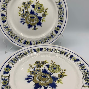 Vintage Mikasa Provencal Dutch Treat - Salad Plates - Set of 2 - 8.25&quot; Round - So Bright and Cheerful!!