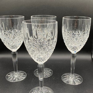 Vintage Lenox Cut Crystal Wine Glasses - Set of 4