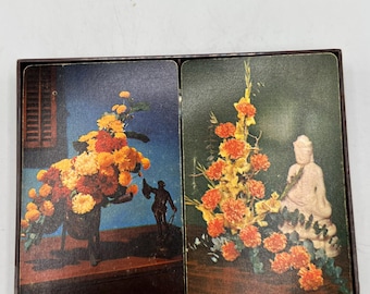 Vintage Playing Cards - Asian Motiff - So Pretty - Play Some Bridge!!