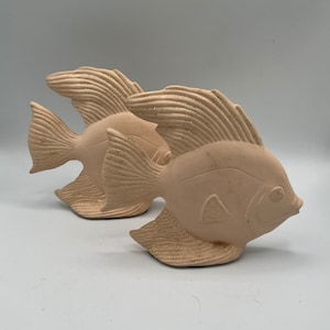 Vintage Fish Figurines: Coastal Bathroom Decor