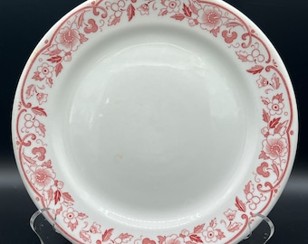Vintage Shenango China - Chadron Rose - Restaurantware - 8.5" Plate - Classic MCM!!  So Durable and Retro!