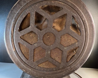 1920s Art Deco Radio Speaker: Authentic Vintage Decor (Needs Rewired)