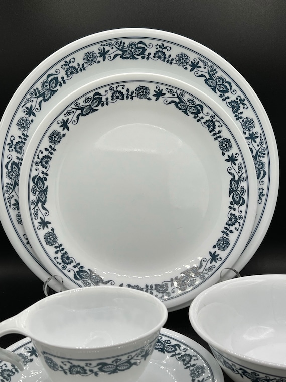 Blue vintage dishes sale