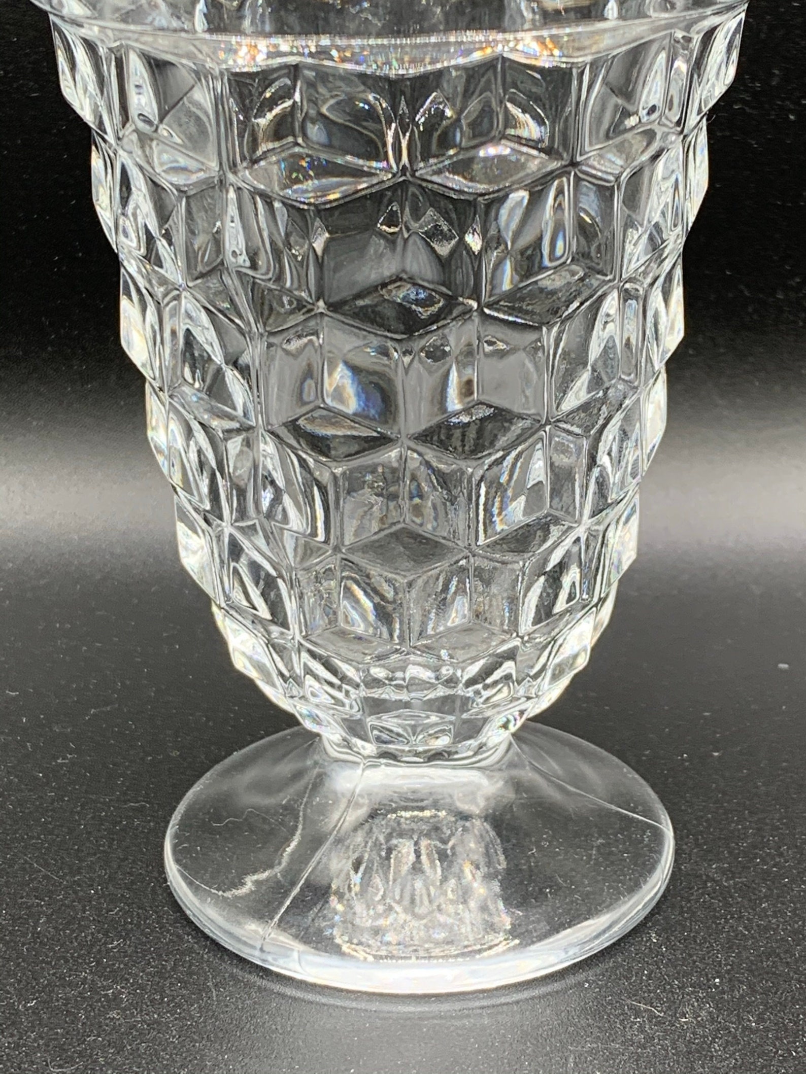 Fostoria American Footed Iced Tea Glass so Versatile so Etsy