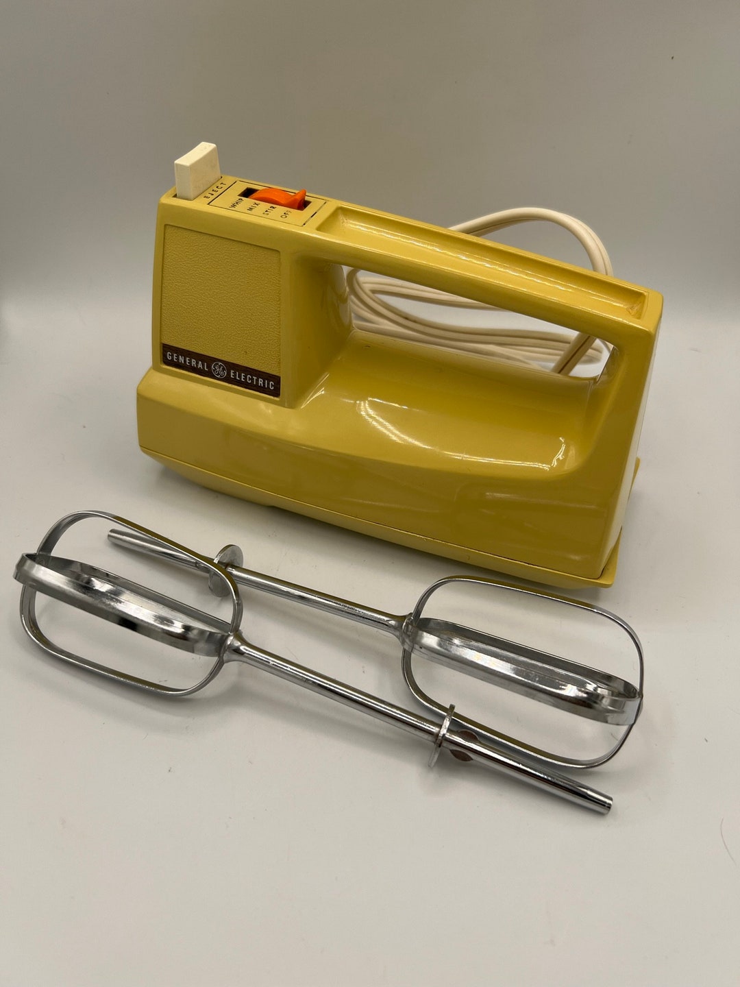 Vintage General Electric Hand Mixer Mid Century Coolness Etsy