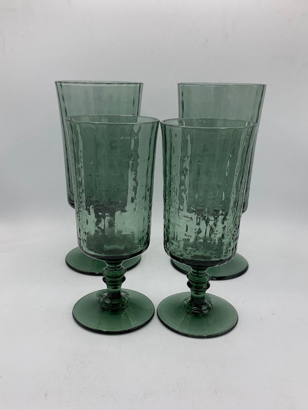 Vintage Lenox Wine Glasses Set of 4 Two Tall and Two Short Hand Blown