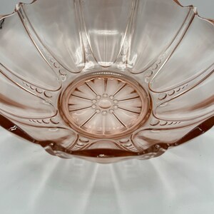 Vintage Anchor Hocking Oyster & Pearl Light Pink Glass Bowl
