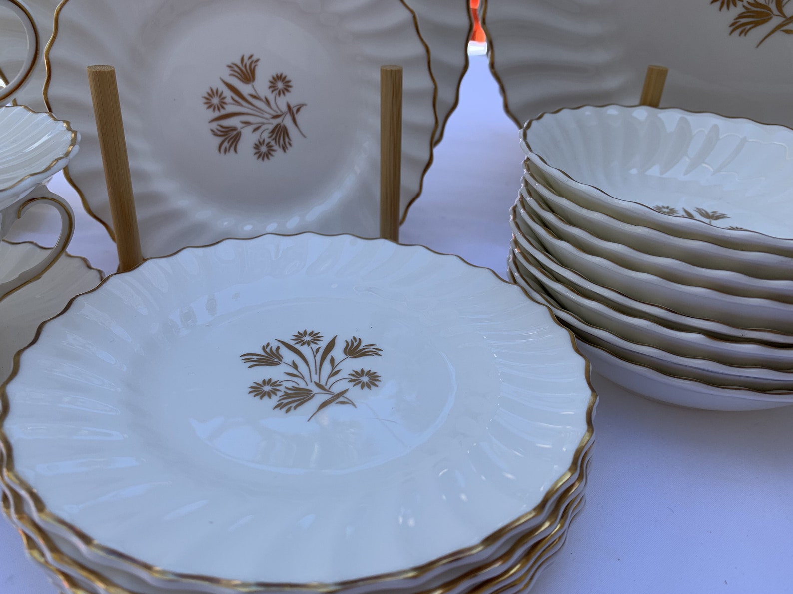 Royal Doulton Bone China Service for 8 almost Napier Etsy