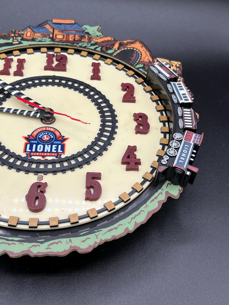 Lionel Train Clock 100th Anniversary 1900–2000 Emson Tested Works ...