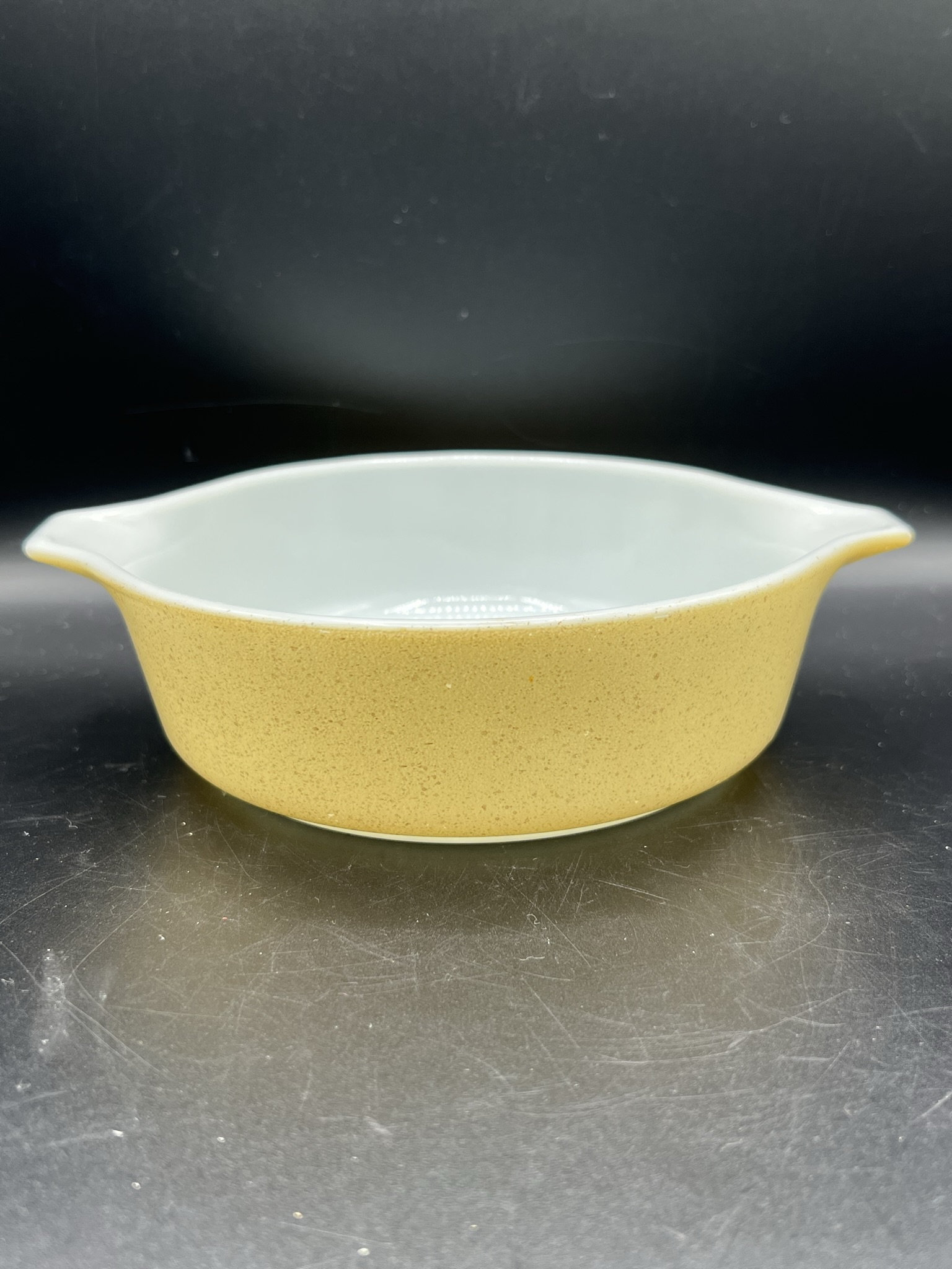 Vintage Pyrex 471 - Forest Fancies - Round Handled Casserole Dish