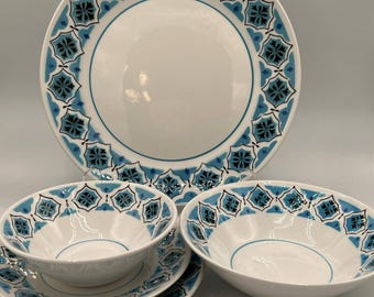 Vintage Mikasa - Focus Shape - Verona Pattern - Pieces Sold Individually