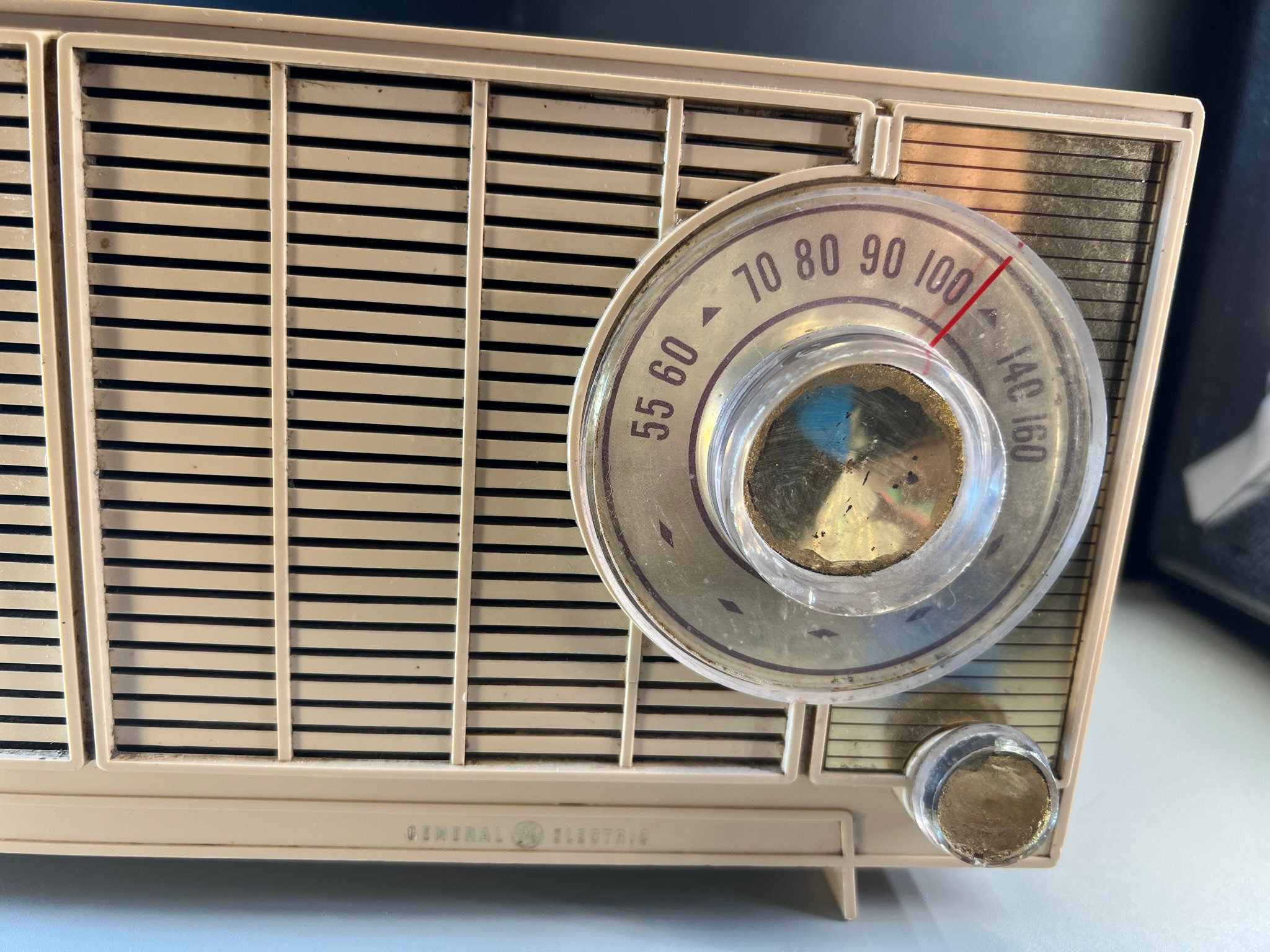 Vintage General Electric Dual Speaker Table Radio - Mid Century Atomic ...
