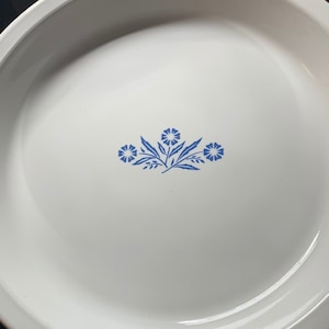Rare Vintage CorningWare Blue Cornflower Pie Pan P-309 - Make a Cherry Pie!!