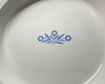 Rare Vintage CorningWare Blue Cornflower Pie Pan P-309 - Make a Cherry Pie!!