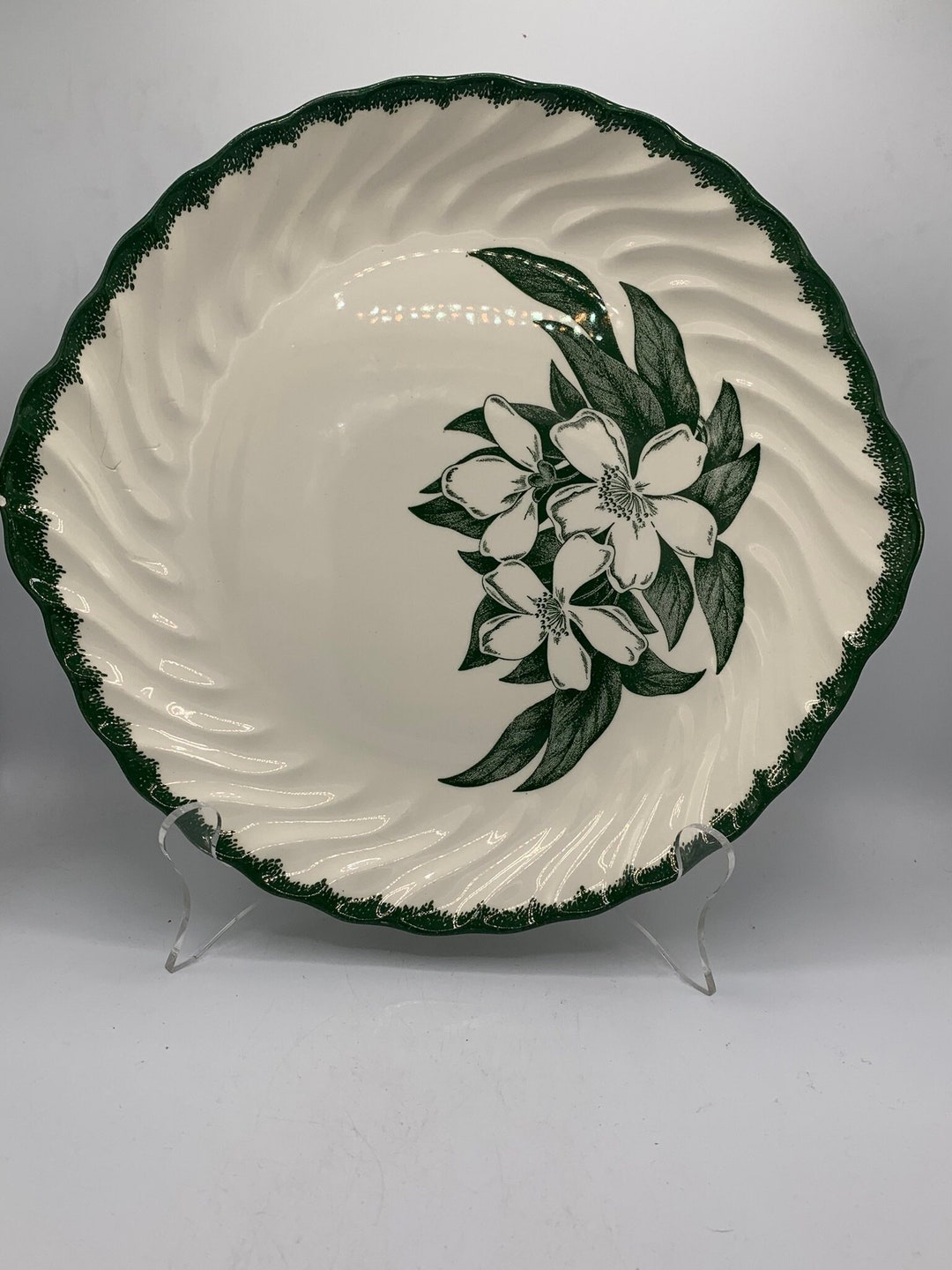 Vintage 1950s Joni China Forest Dogwood Serving Plate - Etsy